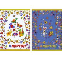 Action! Набор цветного мелованного картона "Эмоции", А4, 8 цветов, 8 листов