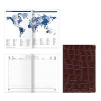 Канц-Эксмо Ежедневник датированный "Impact", А5, 176 листов, цвет обложки темно-коричневый