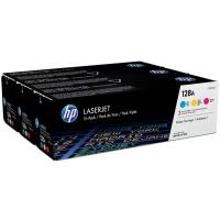 HP CF371AM три цветных картриджа, № 128A