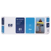 HP 81 680-ml Cyan Dye Ink Cartridge