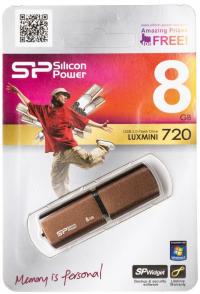Silicon Power LuxMini 720 8Gb (золотистый)
