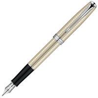 Parker Перьевая ручка "Sonnet`10 Cisele Decal F535. Silver CT"