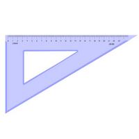 Стамм Треугольник 30°, 23 см