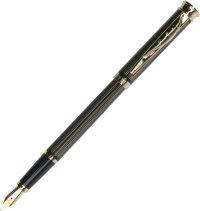 Pierre Cardin Перьевая ручка "Tresor" PC1001FP-03G, корпус и колпачок - латунь с гравировкой, лак