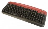 Oklick Middle Office Keyboard Red USB+PS/2