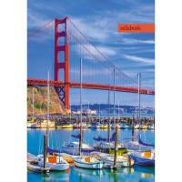 Канц-Эксмо Книга для записей "Мост в Сан-Франциско", А4, 100 листов, клетка