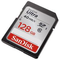 Sandisk SecureDigital 128Gb Ultra SDHC class 10 UHS-I (SDSDUN-128G-G46)