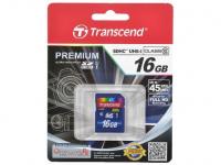 Transcend Карта памяти SDHC 16GB Class 10 UHS-I 300x Premium TS16GSDU1