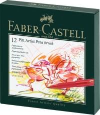 Faber-Castell Ручки капиллярные "Pitt Artist Pen", 12 цветов