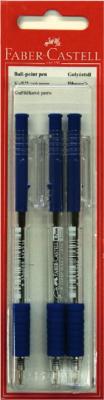 Faber-Castell Ручки шариковые "5450", 3 штуки, синие