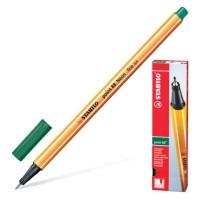 STABILO Ручка капиллярная "Point", корпус оранжевый, толщина письма 0,4 мм, цвет чернил зеленовато-бирюзовый