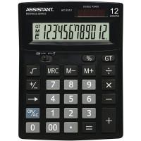 Assistant Калькулятор "AC-2312", 12 разрядов, 138х103х27 мм, цвет черный
