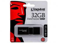 Kingston Флешка USB 32Gb DataTraveler 100 USB3.0 DT100G3/32GB