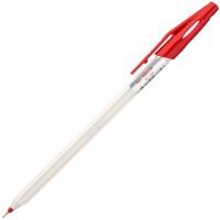 Index Ручка шариковая, непрозрачный трехгранный корпус, красная, 0,7 мм