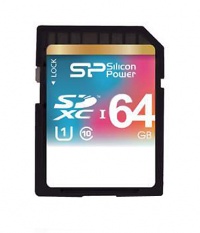 Silicon Power SDXC Class 10 64GB