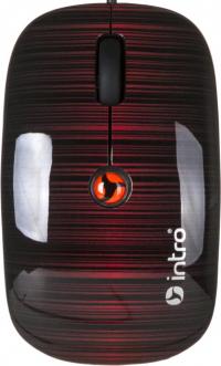 Intro MU205 mouse Black-Red USB