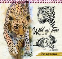 Проф-Пресс Скетчбук "Дикий леопард", А6, 40 листов
