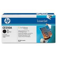 HP Картридж лазерный Hewlett Packard (HP) "Color LaserJet CE250A Black Print Cartridge", чёрный