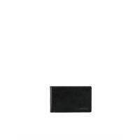 Fabula Визитница карманная на 40 визиток из натуральной кожи "Estet", черная
