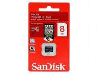 Sandisk Карта памяти Micro SDHC 8Gb Class 4 (SDSDQM-008G-B35)