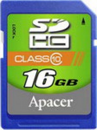 Apacer SDHC 16 Gb Class 10 AP 16 GSDHC 10-R