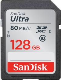 Sandisk Ultra SDXC Class 10 UHS-I 80MB/s 128GB