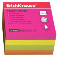 ErichKrause Бумага с клеевым краем Erich Krause, 75x75 мм, неон, арт. 34968