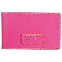 Fabula Визитница карманная "Ultra", на 40 визиток, цвет розовый