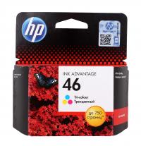 HP Картридж  46 /cz638ae/ tri-colour ink advantage 2020hc/2520hc