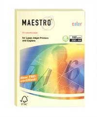 Mondi Business Paper Бумага "Maestro color pale" А4, желтая, 250 листов