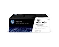 HP Картридж лазерный Hewlett Packard (HP) "83X Black 2-pack LJ Toner Cartridge", чёрный, 2 штуки (количество товаров в комплекте: 2)