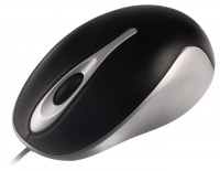 Oklick 143 M Optical Mouse Silver Black USB