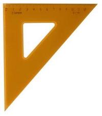 Стамм Треугольник, 13 см, 45 градусов, флуоресцентный, прозрачный