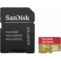 Sandisk Micro SecureDigital 16Gb  Extreme microSDHC class 10 UHS-1 (SDSDQXL-016G-G46A)