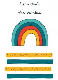 Эксмо Блокнот для записей &quot;Let&#039;s climb the rainbow&quot;