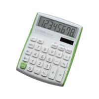 CITIZEN Калькулятор наcтольный "Tax Mu", 8 разрядов, 135x108x24 мм, цвет белый, салатовый