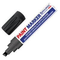 BRAUBERG Маркер-краска лаковый (paint marker) "Pro Plus Jumbo", 8 мм, цвет черный, нитро-основа, алюминиевый корпус