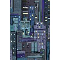 Канц-Эксмо Ежедневник датированный "Графика. Городские кварталы", А5, 176 листов