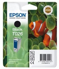 Epson T026 Black Ink Cartridge