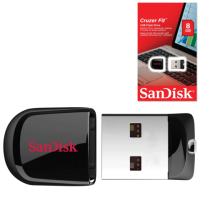 Sandisk Флэш-диск 8Gb Cruzer Fit, USB 2.0, черный