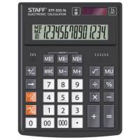 Staff Калькулятор настольный "STF-333", 14 разрядов, двойное питание, 200x154 мм