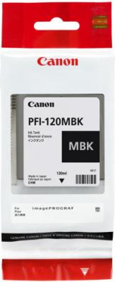Canon Картридж струйный INK TANK PFI-120 Matte Black (2884C001), матовый чёрный