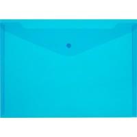 Комус Папки-конверты "Элементари", 150 мкм, синие, 10 штук