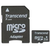 Transcend Micro-SD 2Gb + adapter TS2GUSD