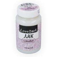 Love2art Лак для декупажа "Love2art", на водной основе, глянцевый, арт. GLV-110, 110 мл