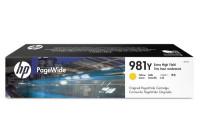 HP Картридж "981Y Yellow Original PageWide Cartridge L0R15A", жёлтый