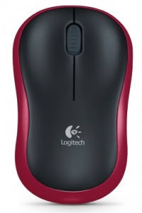 Logitech M185 Wireless Red