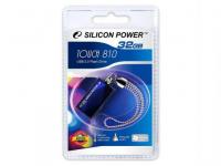 Silicon Power Внешний накопитель 16GB USB Drive &lt;USB 2.0&gt; Touch 810 Blue SP016GBUF2810V1B