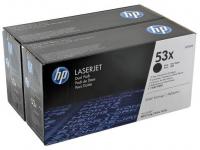 HP Картридж Q7553XD №53Х для LaserJet P2014 P2015 M2727 двойная упаковка