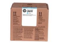 HP Картридж оригинальный Hewlett Packard (HP) "LX610 1x3L Light Cyan Latex Ink Cartridge CN674A", светло-голубой